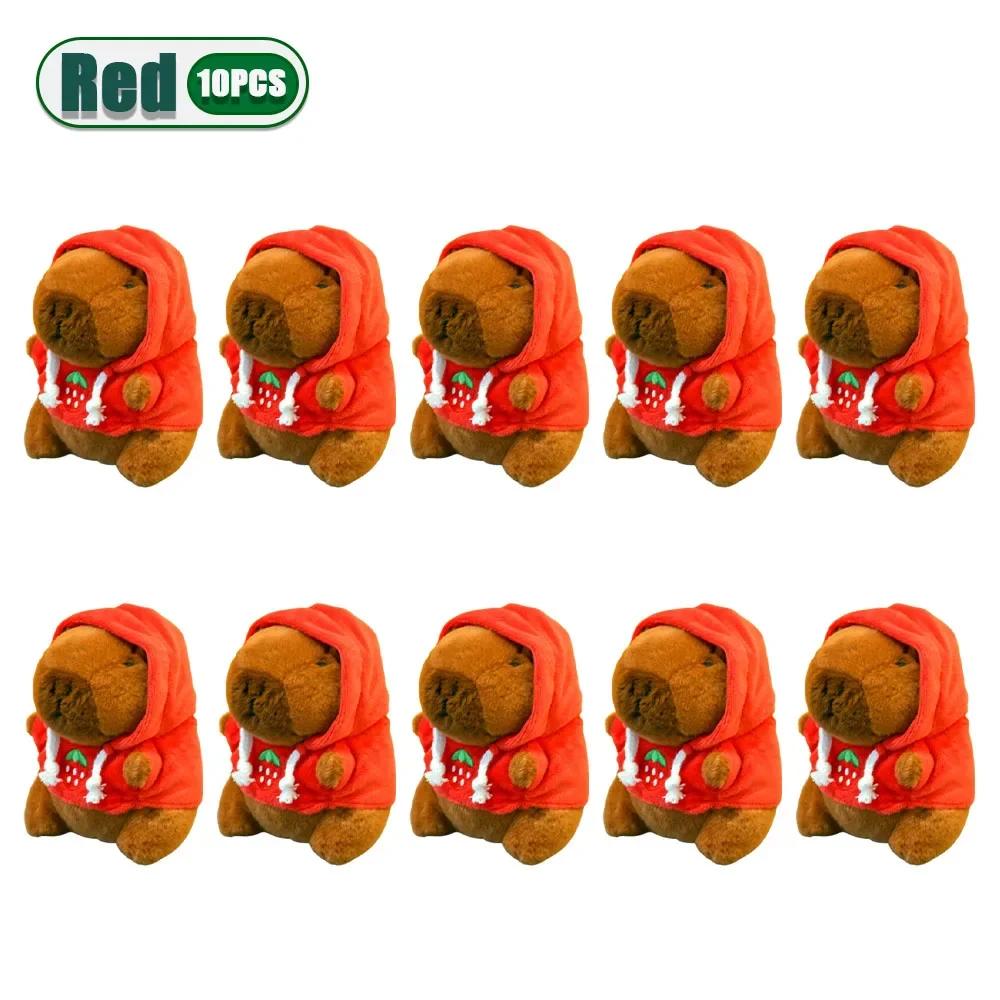 1-20PCS Capybara Plush Toy Keychain Water Pig Plush Doll for Backpack Hanging Christmas Gift Keychain Accesorios