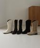 Sappun Sevigny Round Mid-Calf Boots (3.5Cm) (Type A)