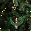 Hangging Christmas Santa Pendant Photographic Props Christmas Tree Decorations  Home Decoration