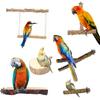 6pieces Bird Stand Improve the Living Experience of Birds with Versatile Stand Easy to Clean Perfect for Bird Habitat
