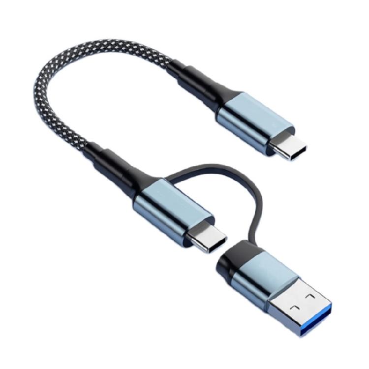 

Portable Type C to USB A and Type C Splitter Cable 100W Fast Charging Wire for All Purpose Use Including Data & Power 1