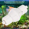 Kunststoff Weiß Aquarium Anti-Explosions CO2 Rückschlagventil Aquarium Kohlendioxid Rücklaufsperrsystem
