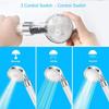 3 Modes Adjustable Shower Head High Pressure Water Saving Nozzles With Filter Remove Sediment Spa Showerhead Bathroom Accessorie