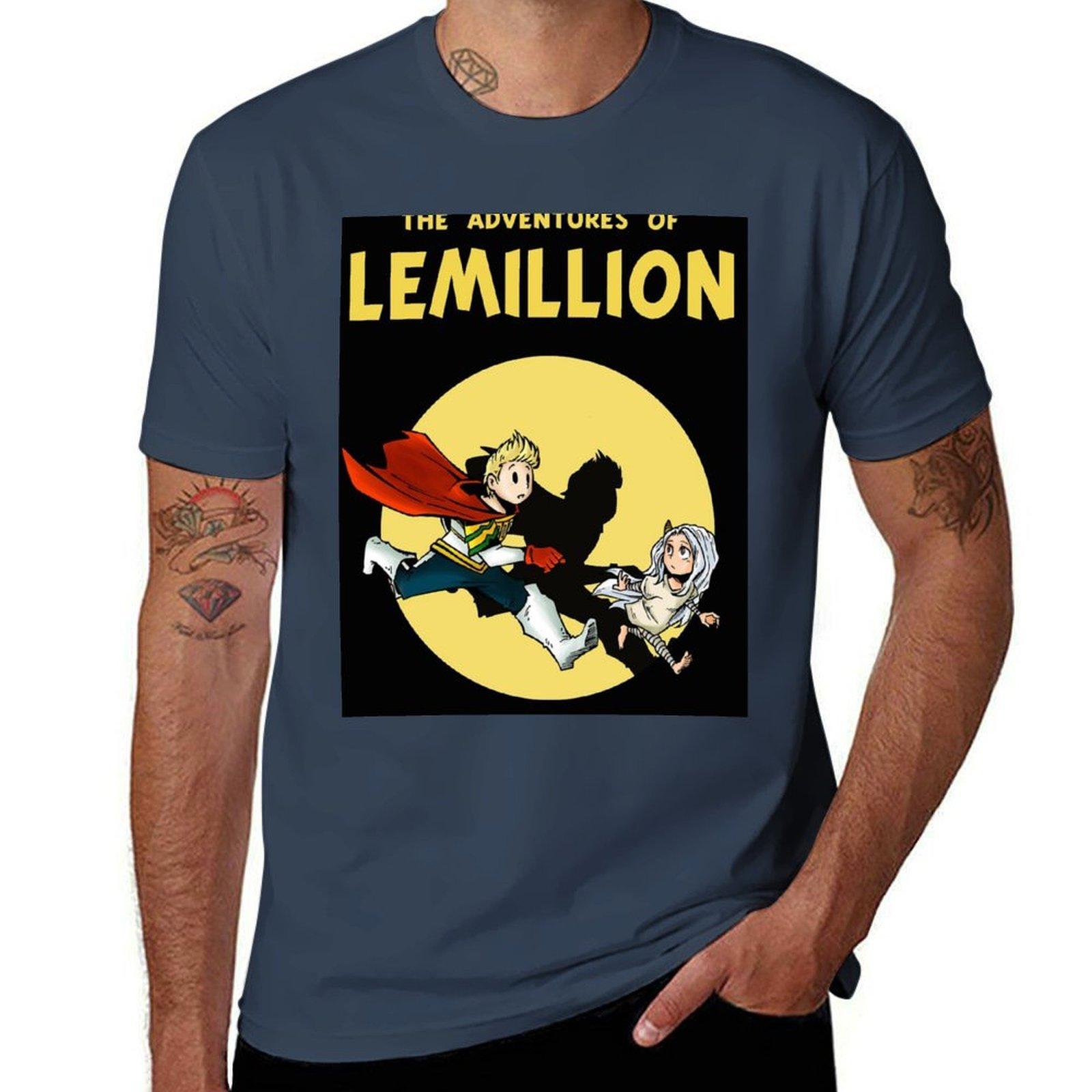 Adventures Of Lemillion Tshirt Large Size Loose Casual Tee S