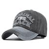 Cotton Cap Baseball Vintage Neutral Gender Women  Men For Hats Casual 3D Black Letter Embroidered Stitching Outdoor Sports Dropshipping