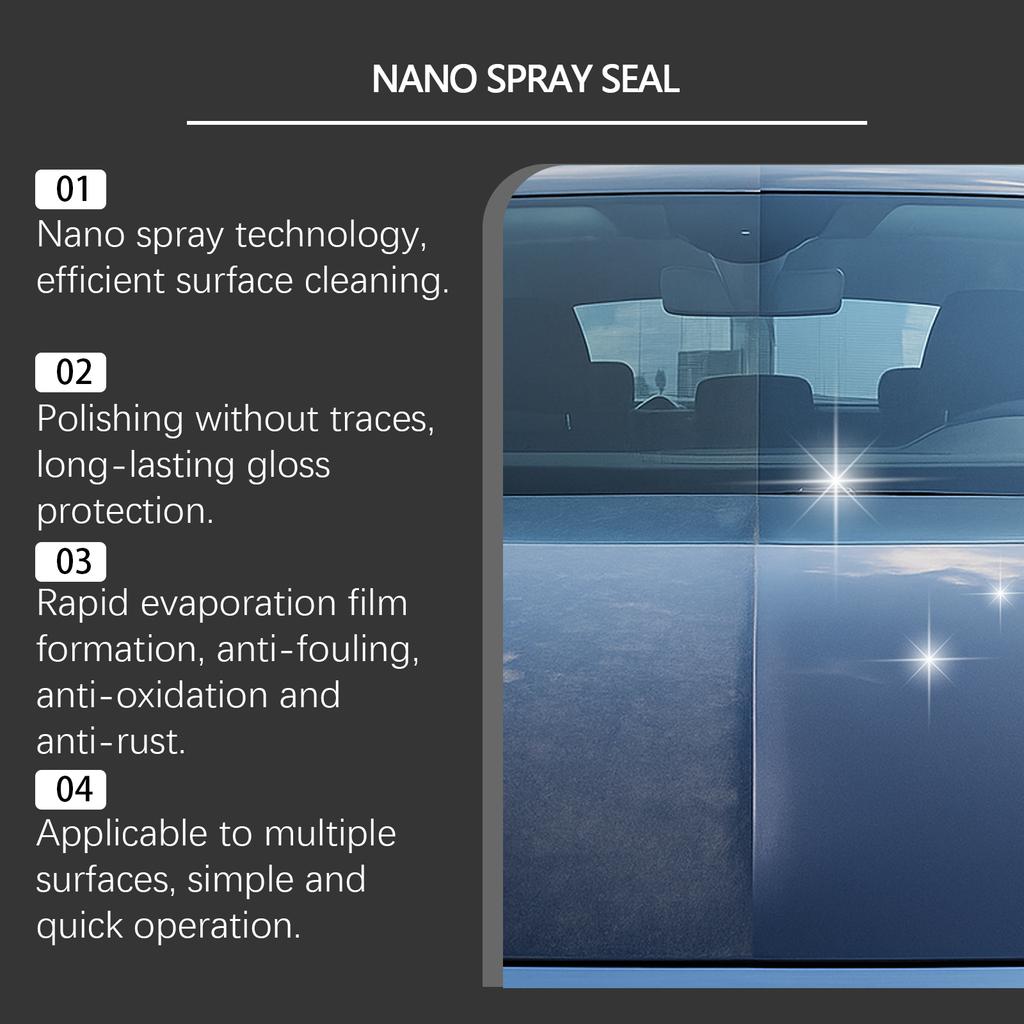 Homonth Zestaw Nano Spray do Naprawy Rys Samochodowych 1 Zestaw - Wysokowydajny Nano Spray do Powłoki Antykorozyjnej Samochodu, Nano Spray do Naprawy Rys Samochodowych, Spray do Powłoki Samochodowej