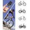 Lightweight ABS Bicycles Air Pumps Tire Inflator With High Pressure Cylinder For Road Mountain Bike Tire Repair