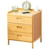 Simple solid wood bedside table, multi-layer drawer small cabinet, light luxury storage cabinet, simple bedside storage cabinet