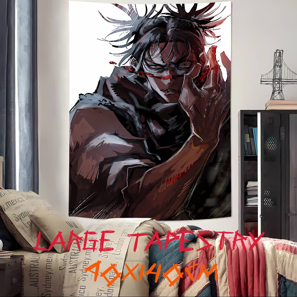 Popular Anime Cool Choso Tapestry Decoration Bedroom Dormitory Background Cloth Holiday Home Party Living Room Club Tapestry