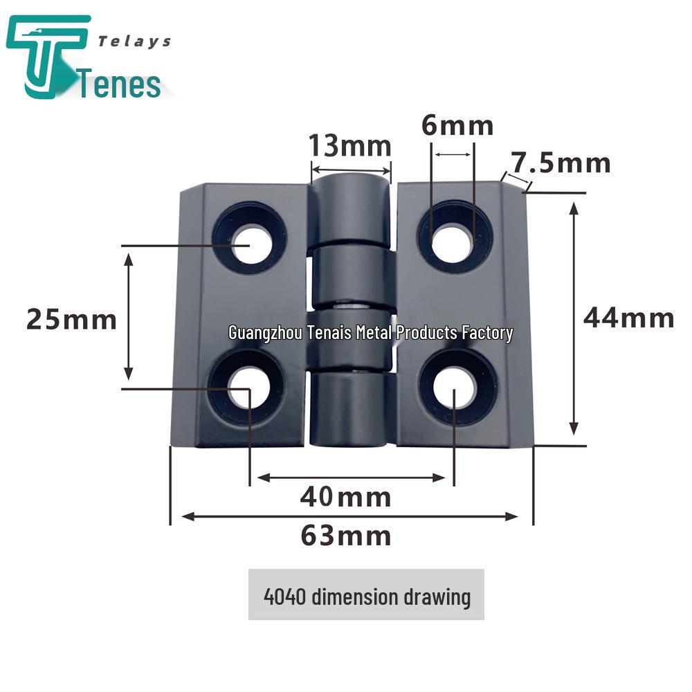 Aluminum Zinc Alloy Hinges for Cabinet Doors (2020, 3030, 3040, 4040)
