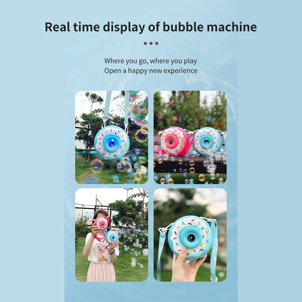Machine à bulles électrique caméra à bulles automatique enfants bulles