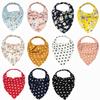 Baghutni Dreieckiges Kopftuch mit Blumenmuster und rundem Stirnband, elastisches Band in Form eines Dickdarms, Haarseil-Stirnband und Haargummi