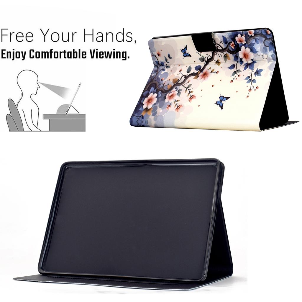 For Amazon Kindle Paperwhite 6 (2024) Stand Case Pattern Printing Tablet Leather Cover with Auto Wake/Sleep