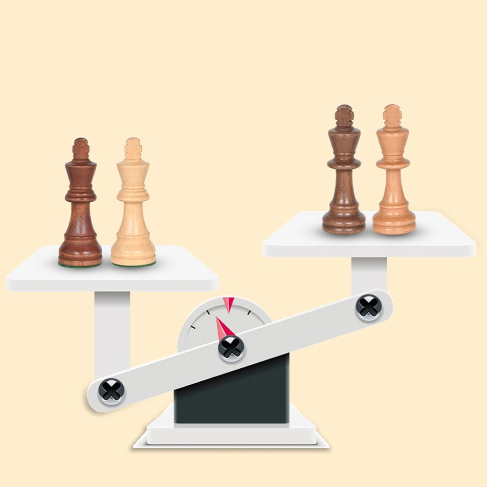 Wooden Chess Pieces Of King Heavy Weighted, Tournament Chessmen With 2 Extra Queens, Board Game Or Replaceme, 3.75In, 32Pcs