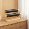 Versatile Freestanding Jewelry Display Rack with Wooden Base Sturdy Bangle