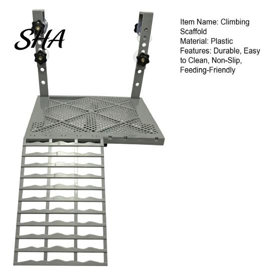 Reptile Sunning Dock Solid Form Hanging Turtle Basking Platform with Suction Cups, Non-Slip Easy Clean Plastic Ramp Ramp, Aquariums Tank Accessories