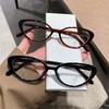 Ins Glasses Frame Cat Eyes New Simple Small Frame Anti Blue Light Computer Eyewear Optical Eyeglasses Nearsighted Frame Unisex