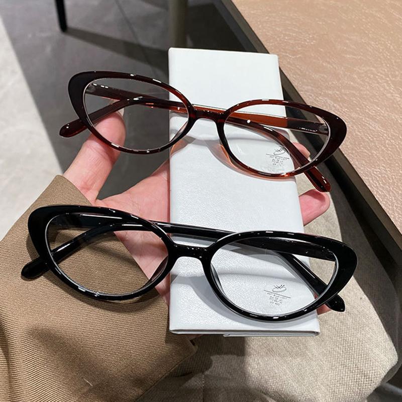 Ins Glasses Frame Cat Eyes New Simple Small Frame Anti Blue Light Computer Eyewear Optical Eyeglasses Nearsighted Frame Unisex