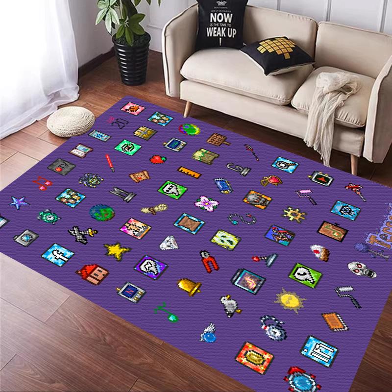 Juego Sandbox T-Terraria Alfombra Cocina Felpudo Entrada Decoración Suelo Dormitorio Alfombra Sala de Estar Baño Alfombras Antideslizantes