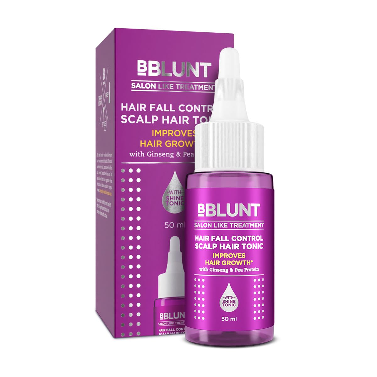 Bblunt Hair Fall Control Scalp Hair Tonic 50 ml Pack For Men And Women With Glossy Shine