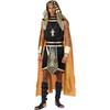Purim Halloween Kostüm Mann Ägypten Pharao Tutanchamun König Kostüme Cosplay Altägyptische Männer Traditionelle Kleidung