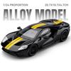 1/24 Ford GT Supercar Alloy Model Car Toy Diecasts Metal Casting Sound and Light Car Toys for Children Vehicle