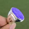 Charoite Ring 925 Sterling Silver Ring Gemstone Jewelry Handmade Stylish Ring Charoite Silver Jewelry Gift For Mother Available In Ring Size