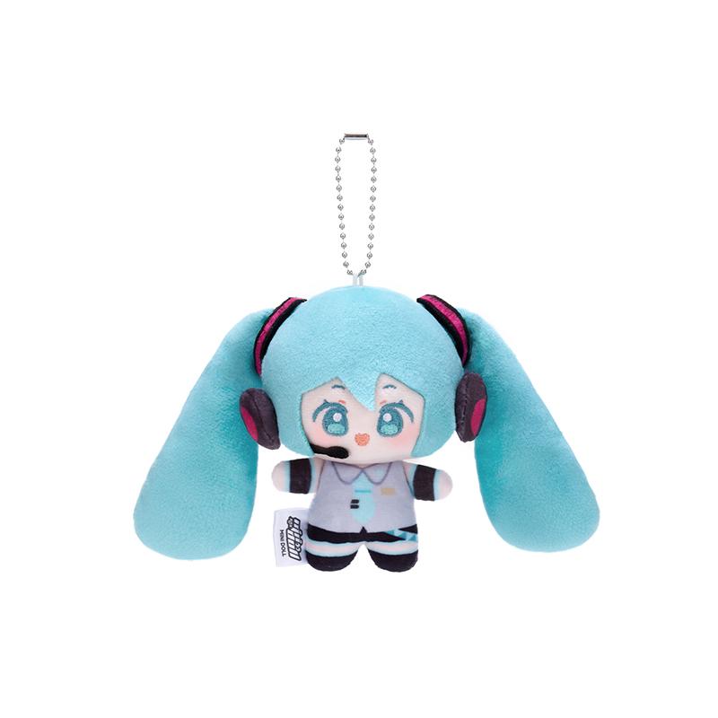 8/15/35cm Official Minidoll Hatsune Miku Sitting Official Cotton Doll Plush Figure Plush Backpack Pillow Doll Gift Fufu Doll