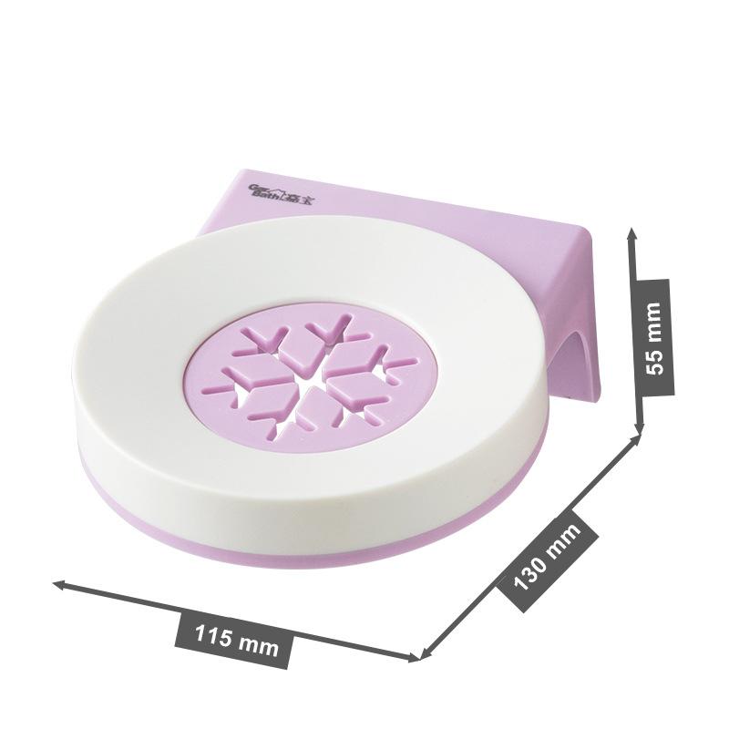 

Двухслойная мыльница для ванной, сливная коробка для мыла, простая утолщенная коробка для мыла, умывальник, креативная круглая коробка для мыла