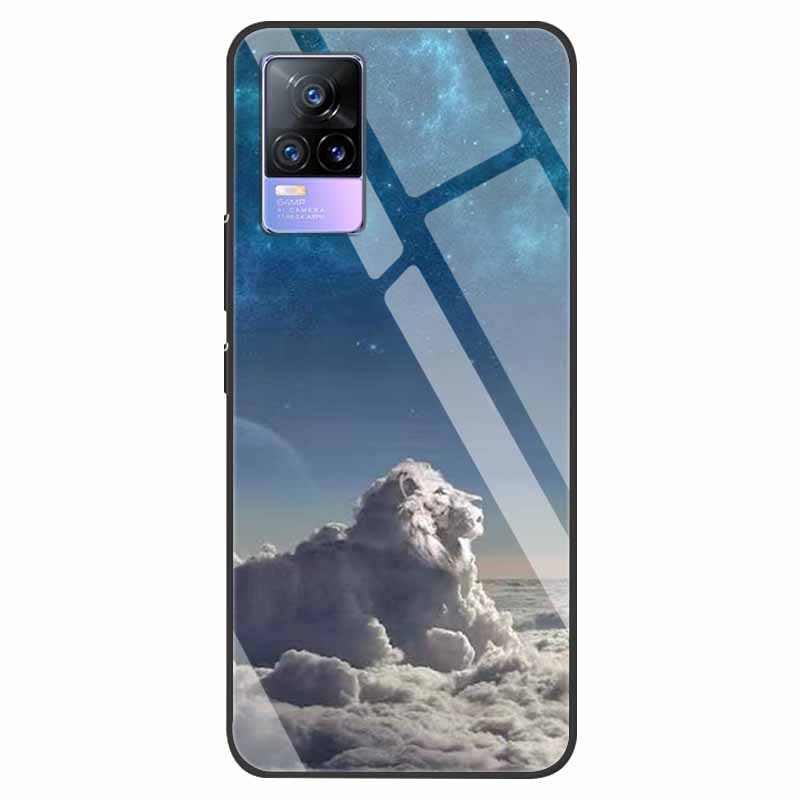 For VivoV21 5G Tempered Glass Case for Vivo V21 5G Soft Bumper Hard Funda For Vivo X60 Pro Global Phone Case X60 5G 2021 Cover