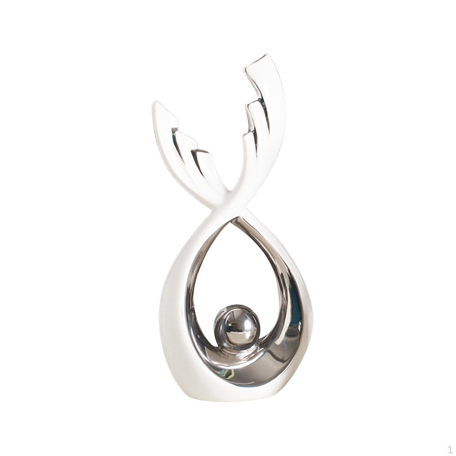 

Керамические статуэтки, статуя крыла, коллекционная фигурка, ремесленное украшение для кабинета, спальни 5x10x20cm