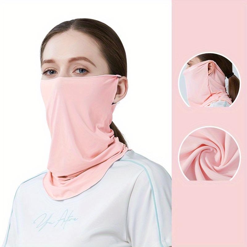 Summer Long Sun Protection Mask, Neck Protection, Cycling Sun Protection, UV Protection, Ear Hanging Mask, Thin Breathable Small