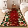 New Year Christmas Red Carpet Bedroom Bedside Blanket Rug Living Room Sofa Coffee Table Footrest Window Dresser Floor Mats