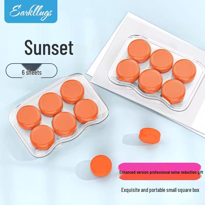Soundproof Silicone Earplugs for Sleeping, Anti-Snoring, Noise Reduction, Swimming, and Studying.