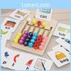 Spelling Letter Wooden Board Family Interactive Educational Toy Learning Kids
