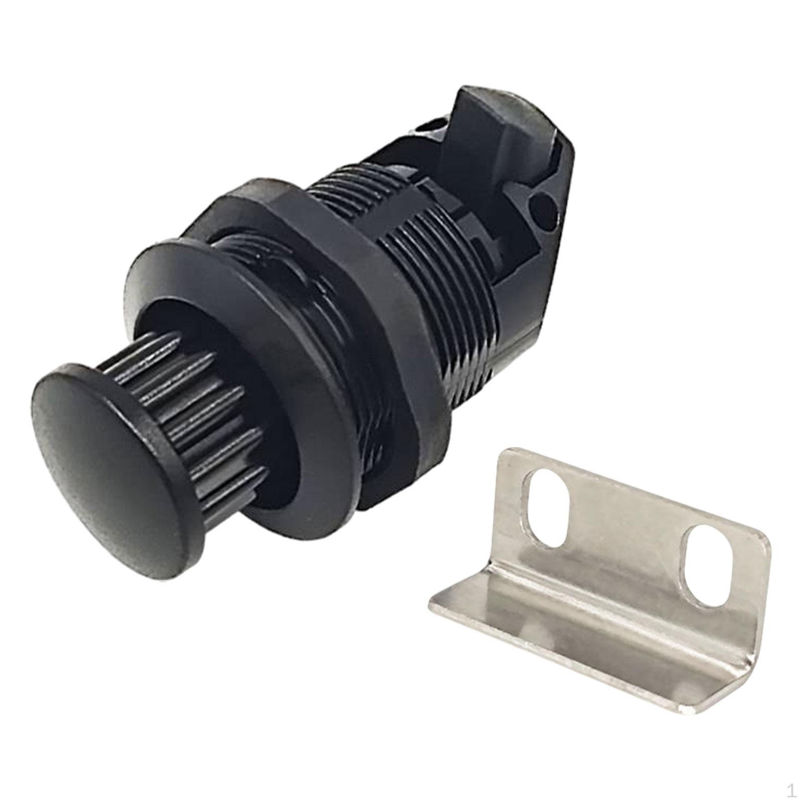 

Easy Access Keyless Lock for Doors And Drawers - Fits Various Thicknesses Black