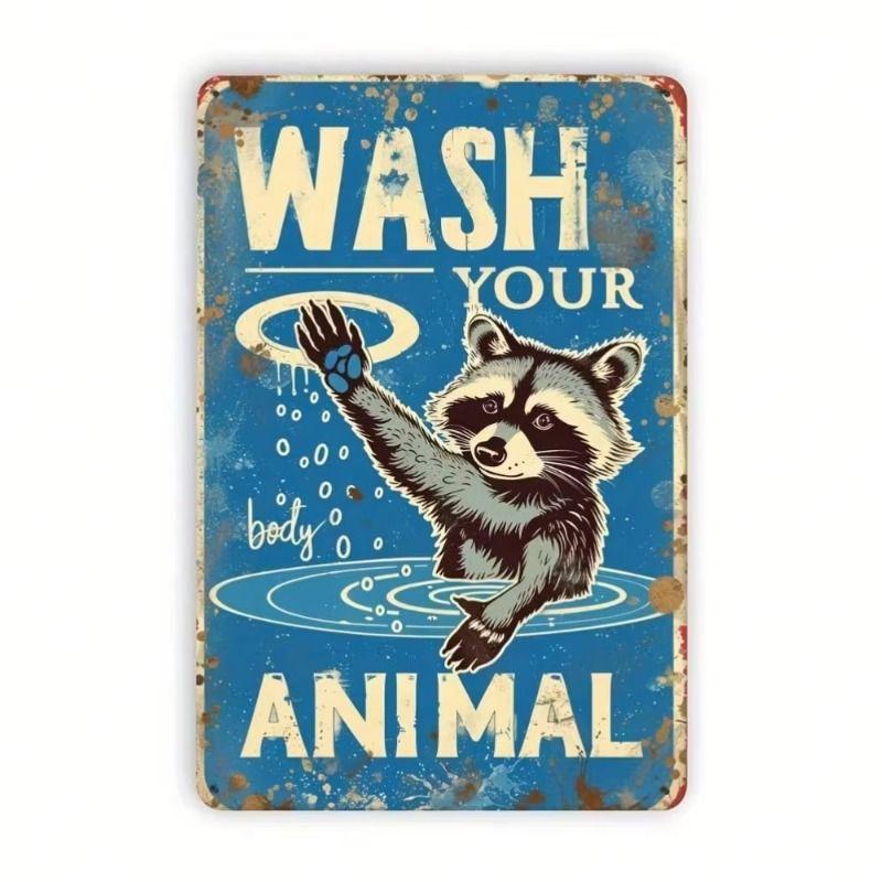 Retro Metal Tin Sign 8x12 inch Office Living Room Wall Decor