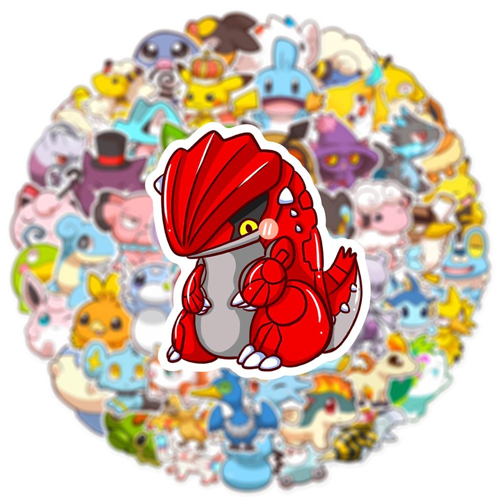 10/30/50PCS Anime Cute Stickers Graffiti Decoration DIY Skateboard Phone Fridge Bike Cartoon Decals Fun for Kid Toy Gift
