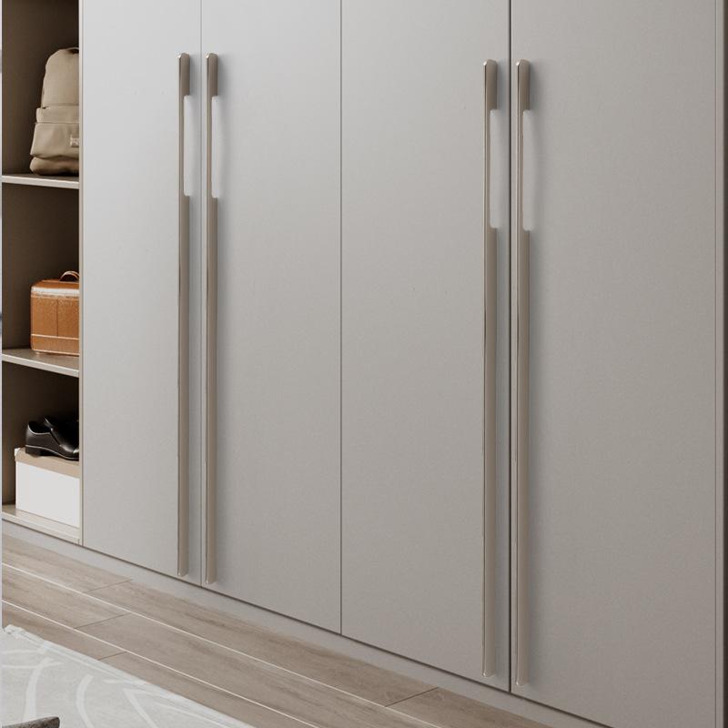 Solid Black Lengthening One Meter Cabinet Long Handle Modern Simple Lengthening Cabinet Door Handle