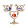 Twinbird Crystal Bird Interior Gift Figurine, Gold, Decoration,