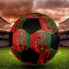 1 PZ Pallone da calcio Cristiano Ronaldo Flash taglia 5 Pallone da calcio indoor Praha Colorato Per tutte le età Cucito a macchina PVC Pronto per la competizione Resistente Alto rimbalzo