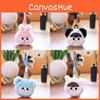 V3 Baby Three Plush Keychain Cute Cartoon Keyring Giftgiving Decoration Doll
