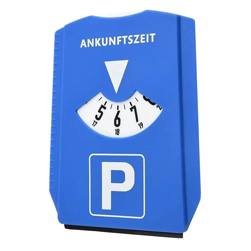 1/2 Pcs 24 Parking Disc Parking Meters Blue Plastic Arrival Timer Car Parking Portable Parking Time Display Disc N6I3