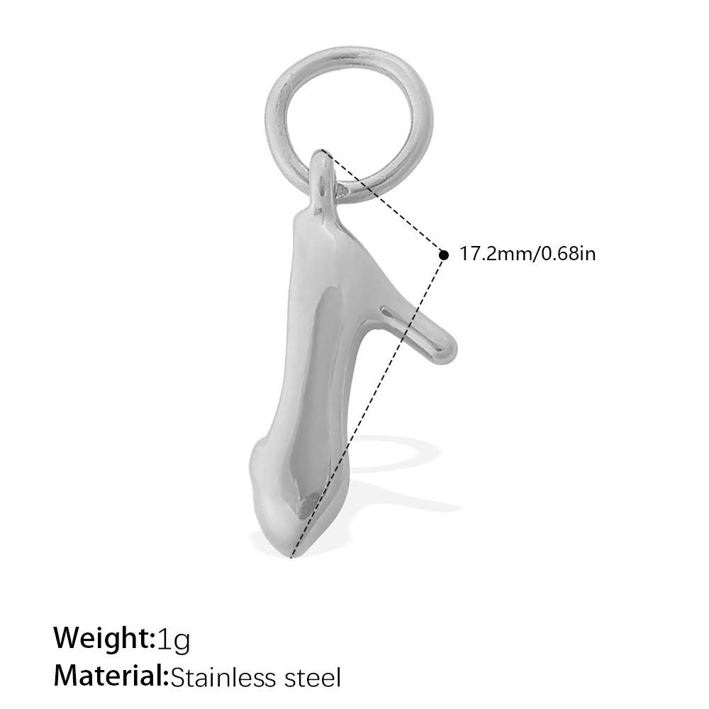 Gold Shoe Bag Clothing Modeling Versatile Pendant, Exquisite Three-Dimensional Design Personalized Diy Jewelry Accessories