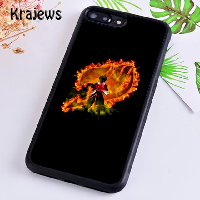 Krajews Fairy Tail Anime Paint Splatter Soft Phone Case For iPhone 14 5 6s 7 8 plus XR XS 11 12 13 pro max Samsung S21 S22ultra