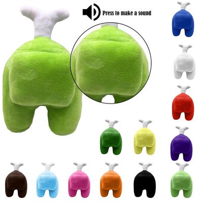 10cm Plush Toy Soft Stuffed Animal with Sound Feature Press To Make a Sound Small Size Plush Figure for Collection and Display