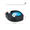 10PCS 12mm LetraTag LT91200 LT 91200  Labelling Tape for Dymo Letra Tag Paper for Dymo Machine LT-100H, LT-110T, QX 50 Printer