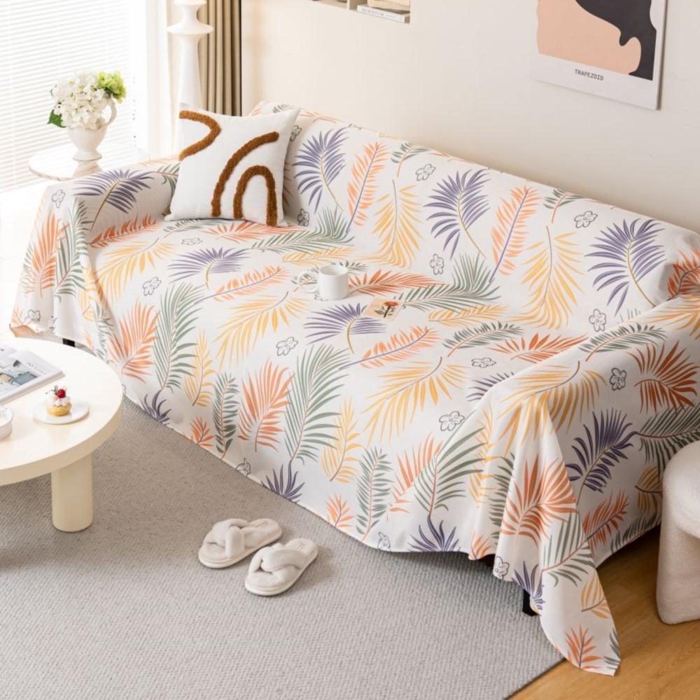 Ice Silk Sofa Cover Throw Blankets Living Room Couple Position  Summer Camping Picnic Flower Blanket Cover Sense of Ice