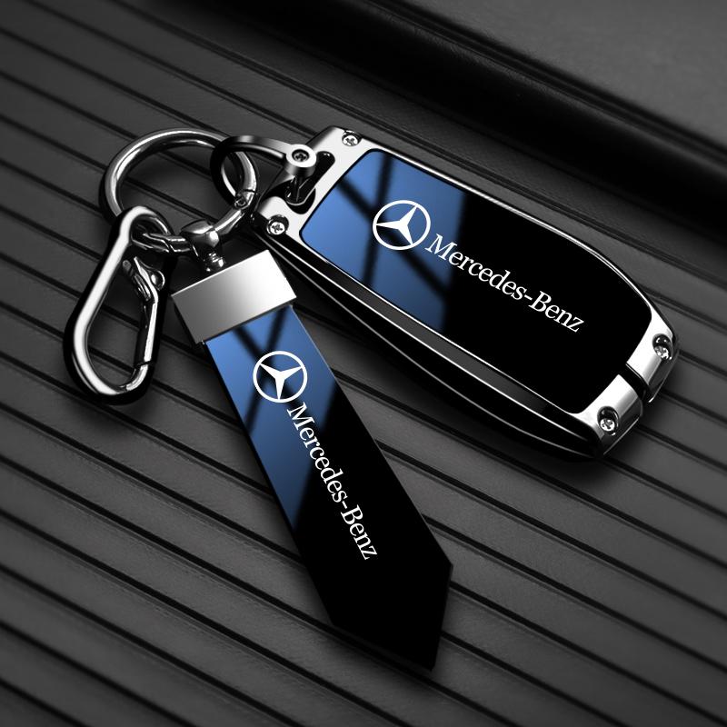 Zinc Alloy Car Key Case Cover Shell Accessory For Mercedes Benz A C E S G Class GLC CLE CLA GLB GLS W177 W205 W213 W222 X167 AMG CH1