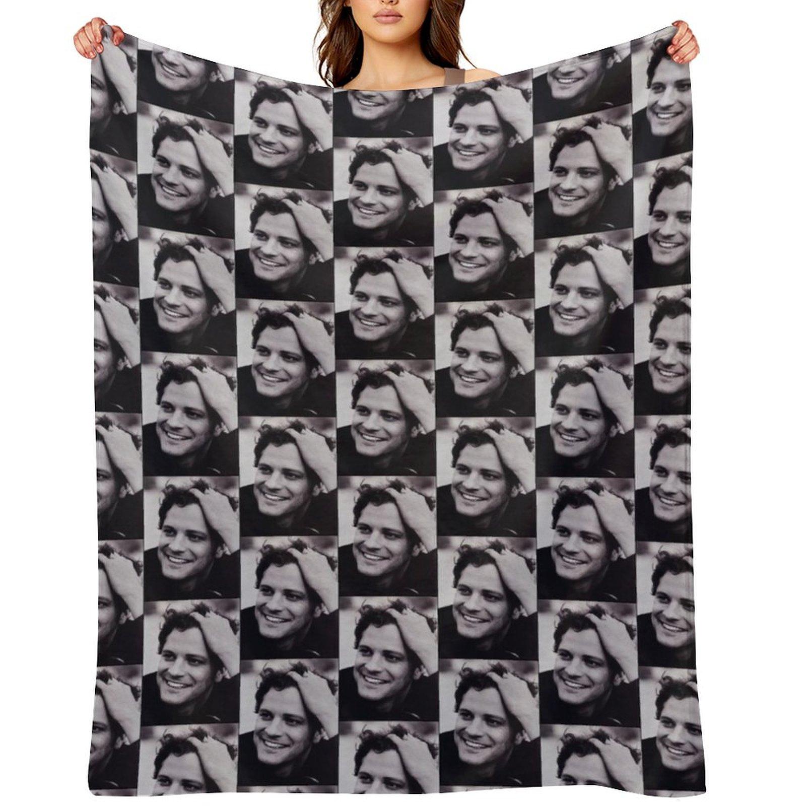 Colin Firth Throw Blanket manga blankets and throws halloween Decorative Beds Blankets 30x40in